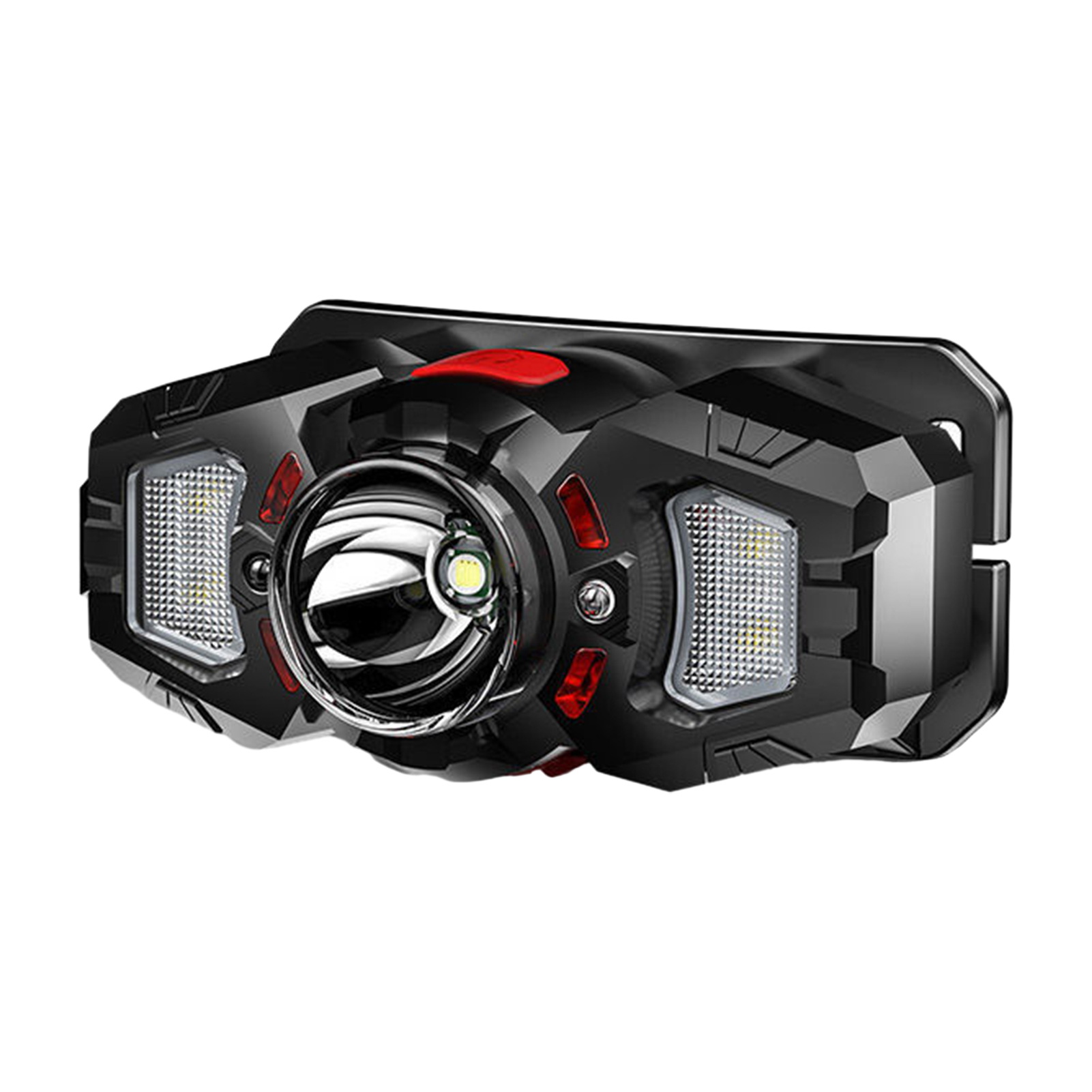 SHN Welding Headlamp Led Headlamp Sensor Rechargeable Headlamp for Outdoor Activities Super Bright Led Flashlight with White and Red Light Perfect for Camping Fishing and Running