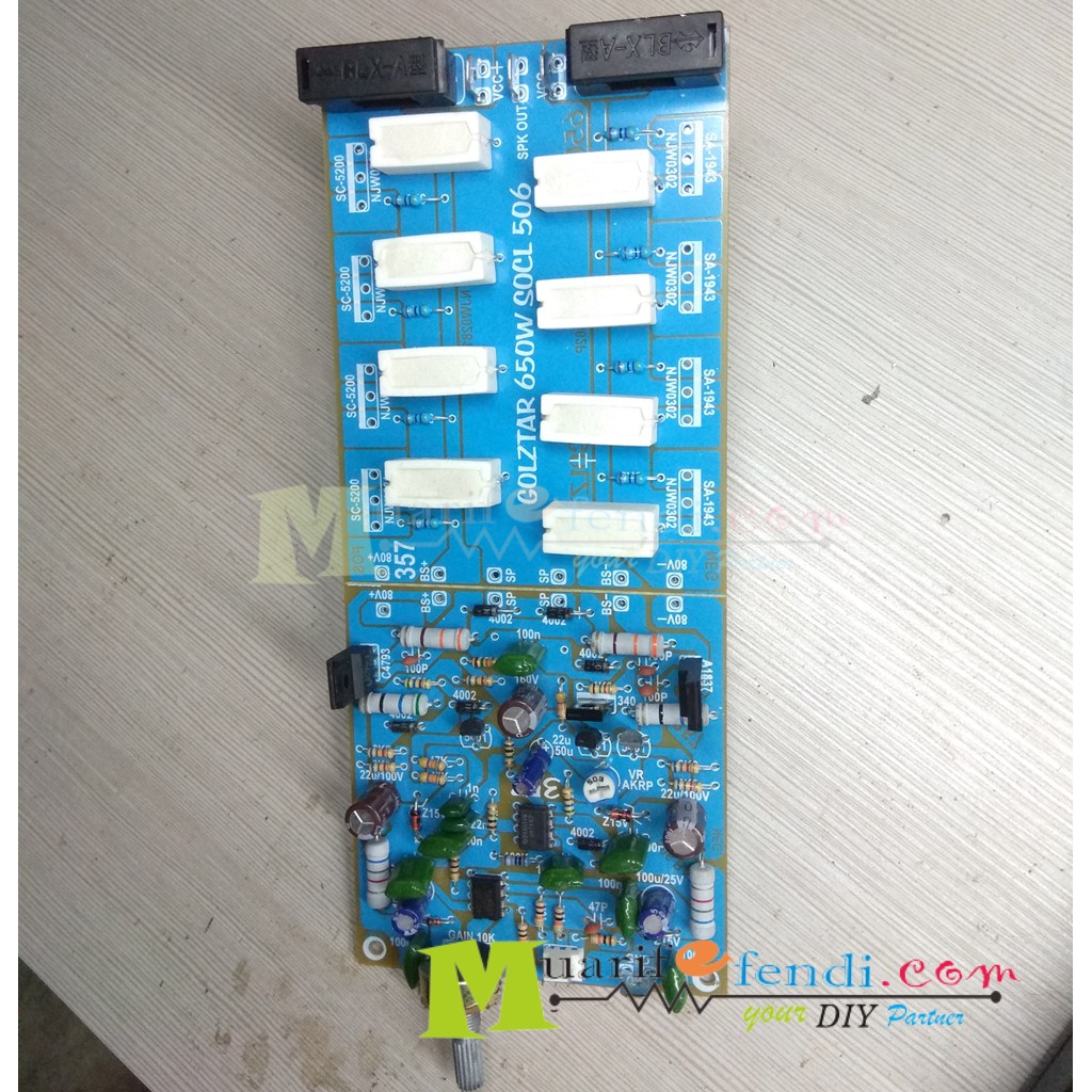 KIT Power Amplifier SOCL 506 SOCL506 2U 20CM Plus PCB untuk 4