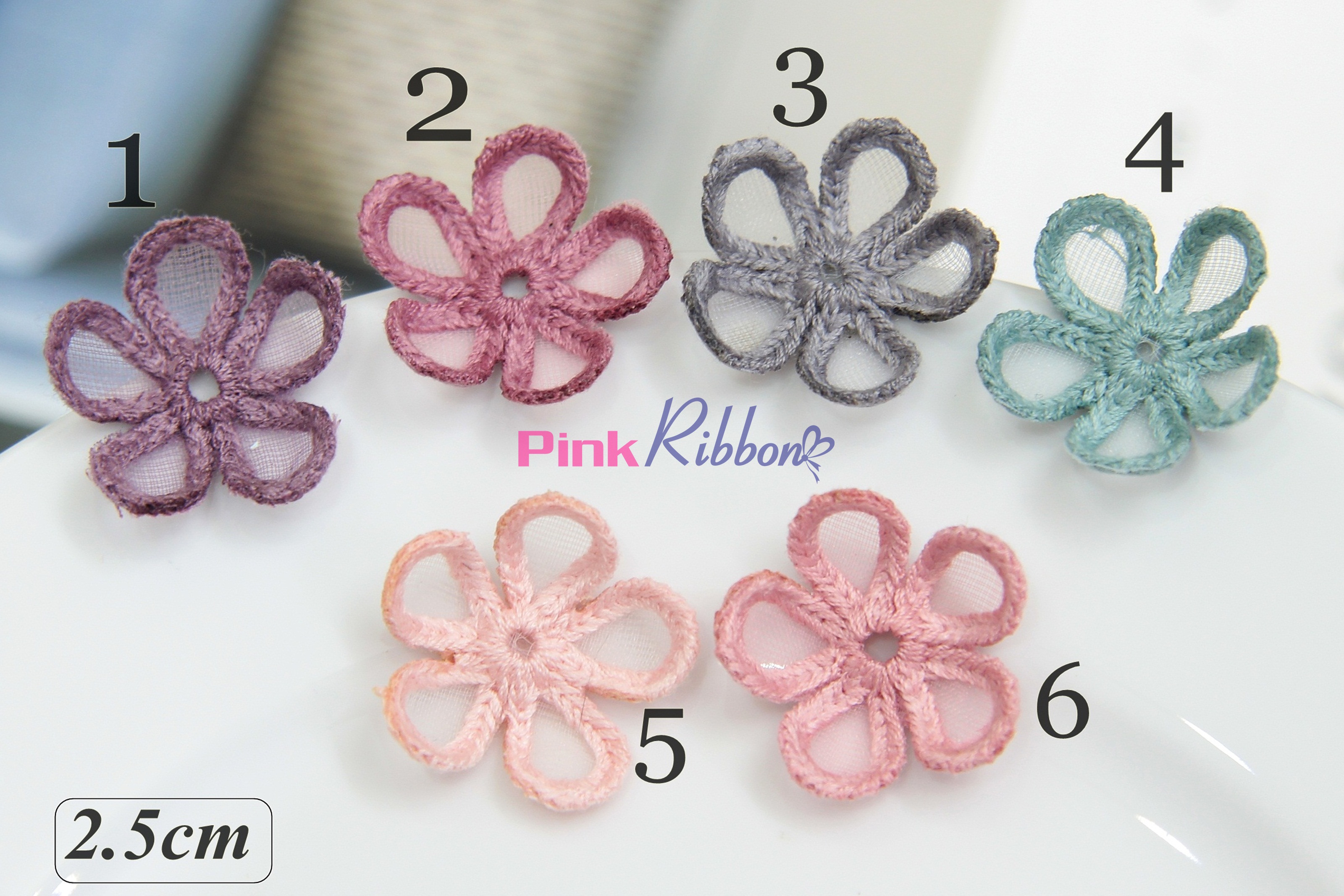 Cánh Hoa Voan Viền Bô Đê 3 Size