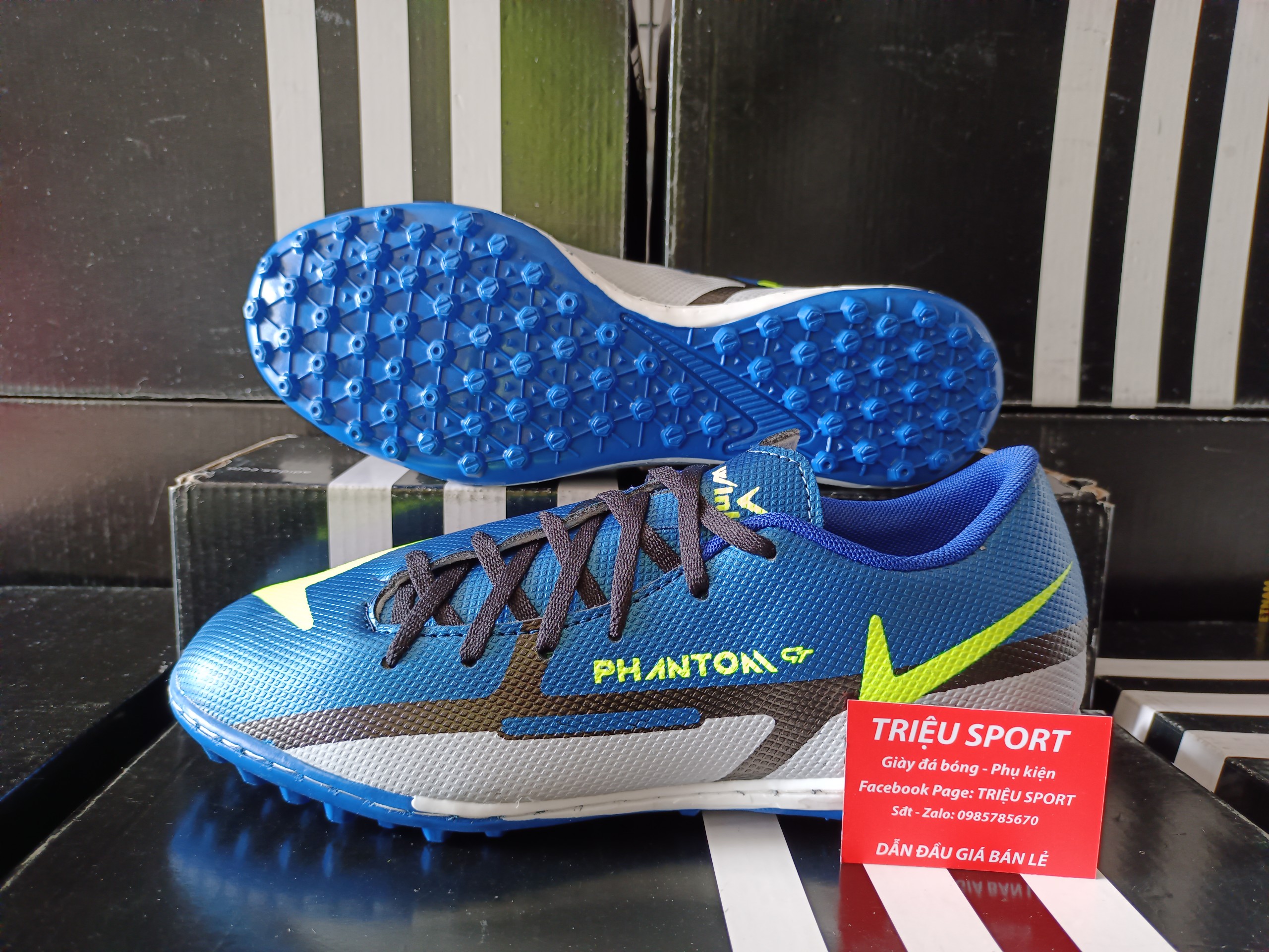 Giày Đá Bóng Winpro  Phantom TF ( Tặng khâu đế + túi rút + Hộp+ Tất )