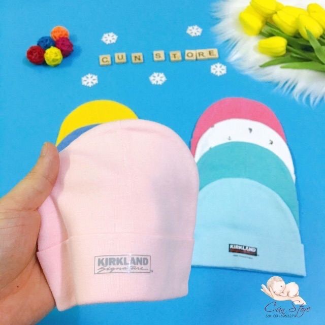 Mũ/nón sơ sinh cotton mềm co giãn- heo con
