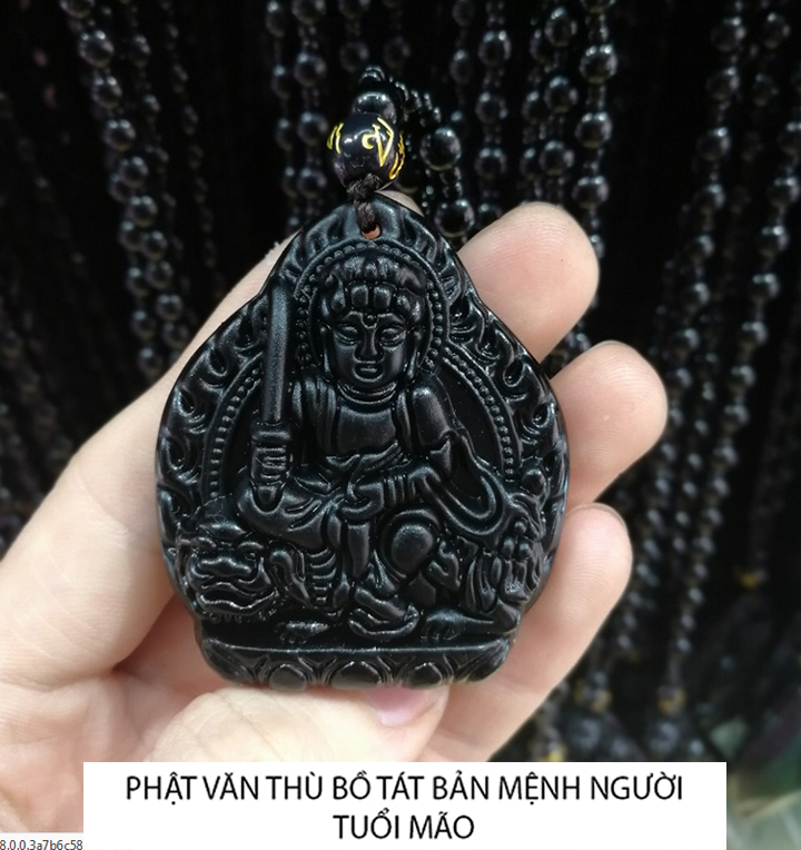 Dây Chuyền Phật Bản Mệnh 12 Tuổi Size 5cm x 3.2cm - Phật Bất Động Minh Vương bản mệnh người tuổi Dậu