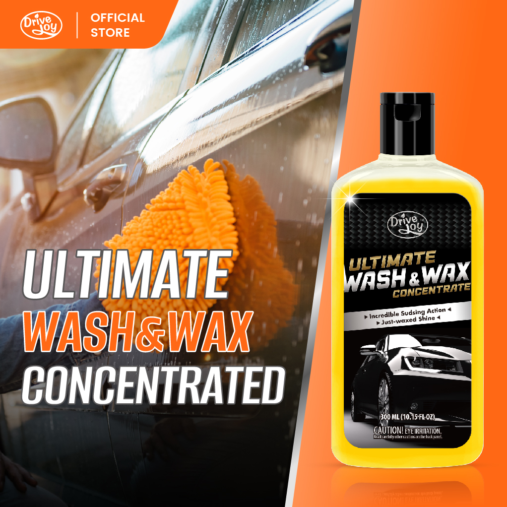 DriveJoy Ultimate Wash and Wax, Car Wash and Wax that Cleans and Shines ...