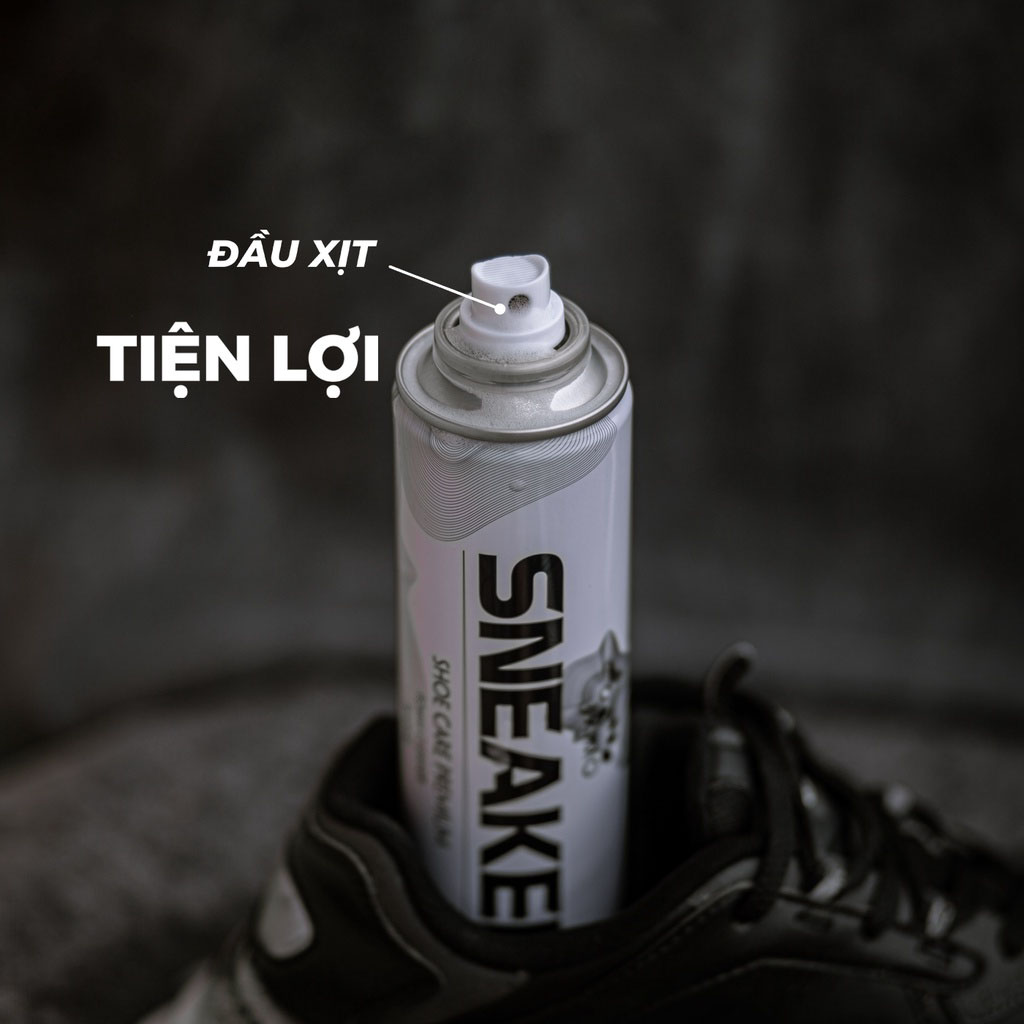 Chai xịt tạo bọt vệ sinh giày Ximo Sneaker 300ml HKD16