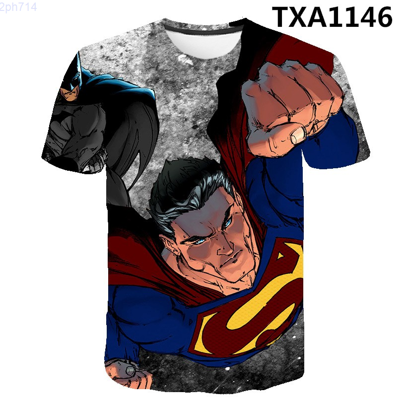 Køb Pointer melodisk 2023 new Summer Cartoon Newest Marvel Superhero Clothing Superman T-Shirt  Men and Women 3D T Shirt Funny T Shirts Compression Shirt size：s-5xl |  Lazada PH