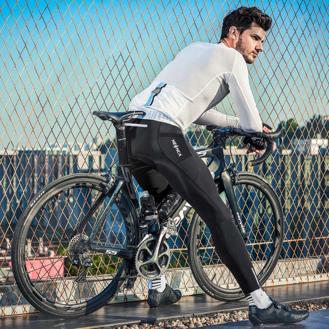 NEENCA Men's Bike Pants Long 4D Padded Cycling Tights Leggings Outdoor  Riding Bicycle Pants