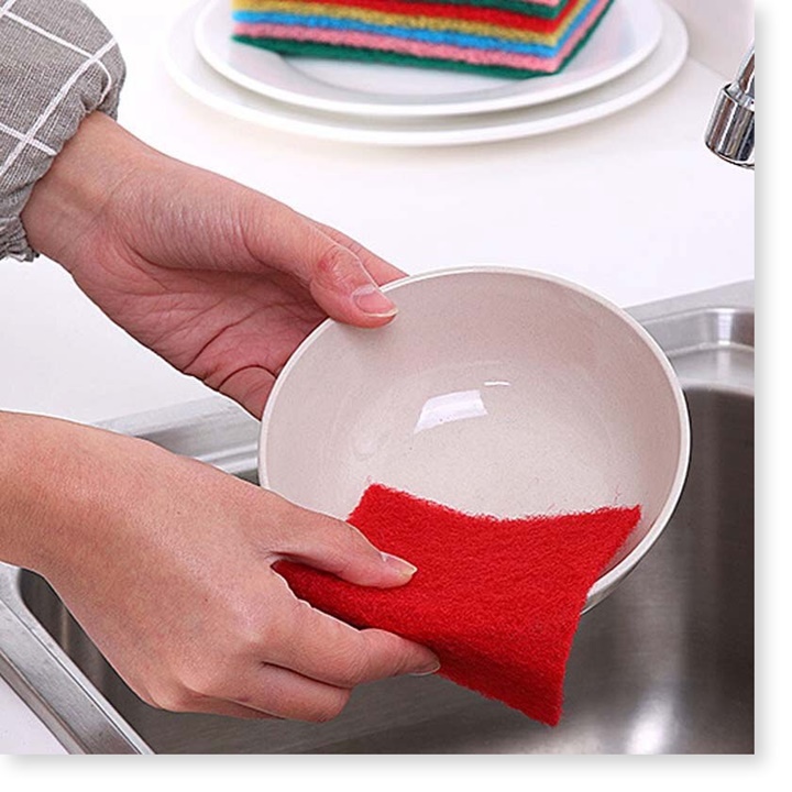 Combo 10 miếng rửa chén bọt biển 15x10cm