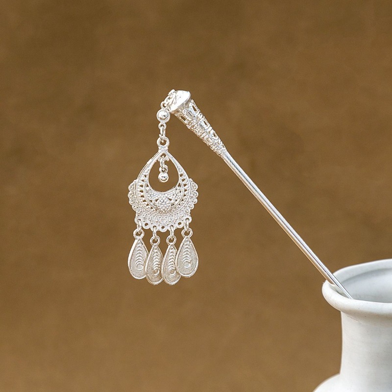 Trung quốc miao bạc trâm tóc
