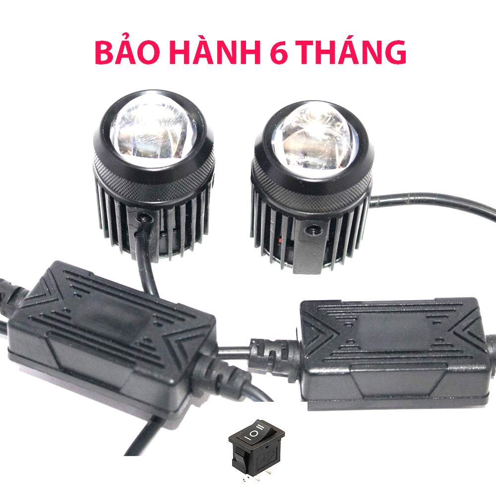 Đèn Trợ Sáng mini 2 màu - Tặng Công Tắc