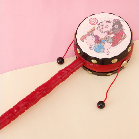 Đồ chơi trống lắc mẫu dân gian cho bé (1645TLM)