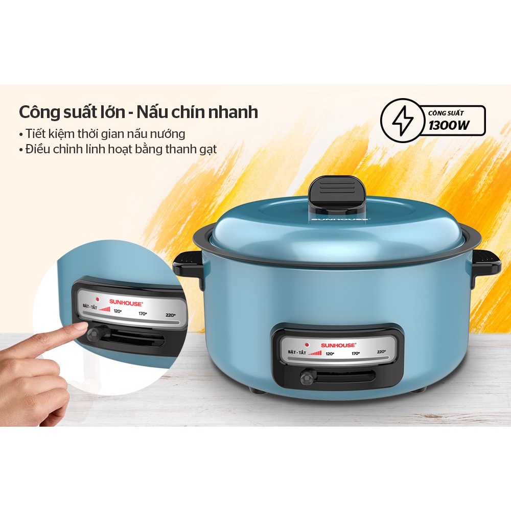 Nồi lẩu điện Sunhouse SHD4527 3.5 lít