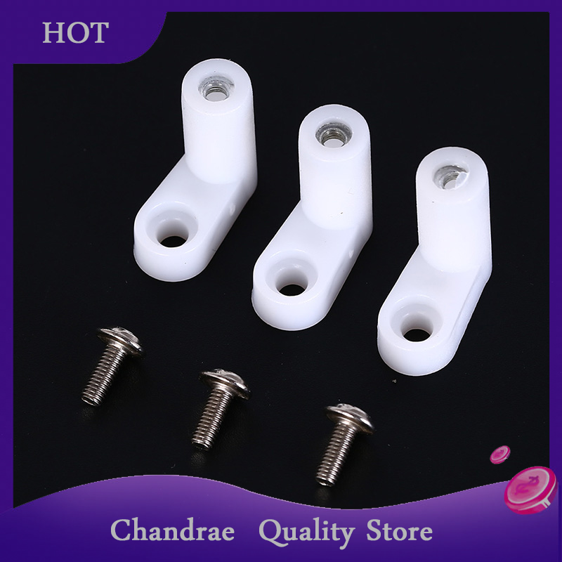 [Chandrae] 10pcs fixed plastic pcb mounting feet 20mm L type feet with screws