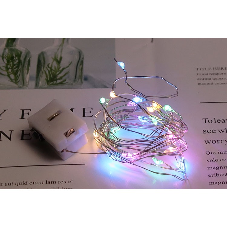 Dây đèn LED 1m mini ĐÈN NHIỀU MÀU