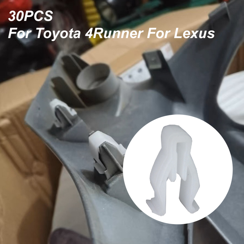30pcs Center Console Radio DVD Dash Panel Switch Bezel Clip Body Trim Retainer For Toyota 4Runner For Lexus