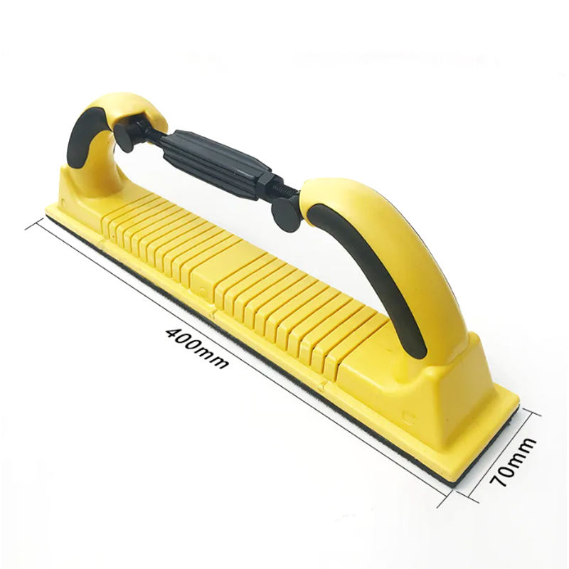 YONUO Sandpaper hand grinding board, putty grinding board, rectangular hand planing arc sander, hand push plate, dry grinding hand washboard, adjustable