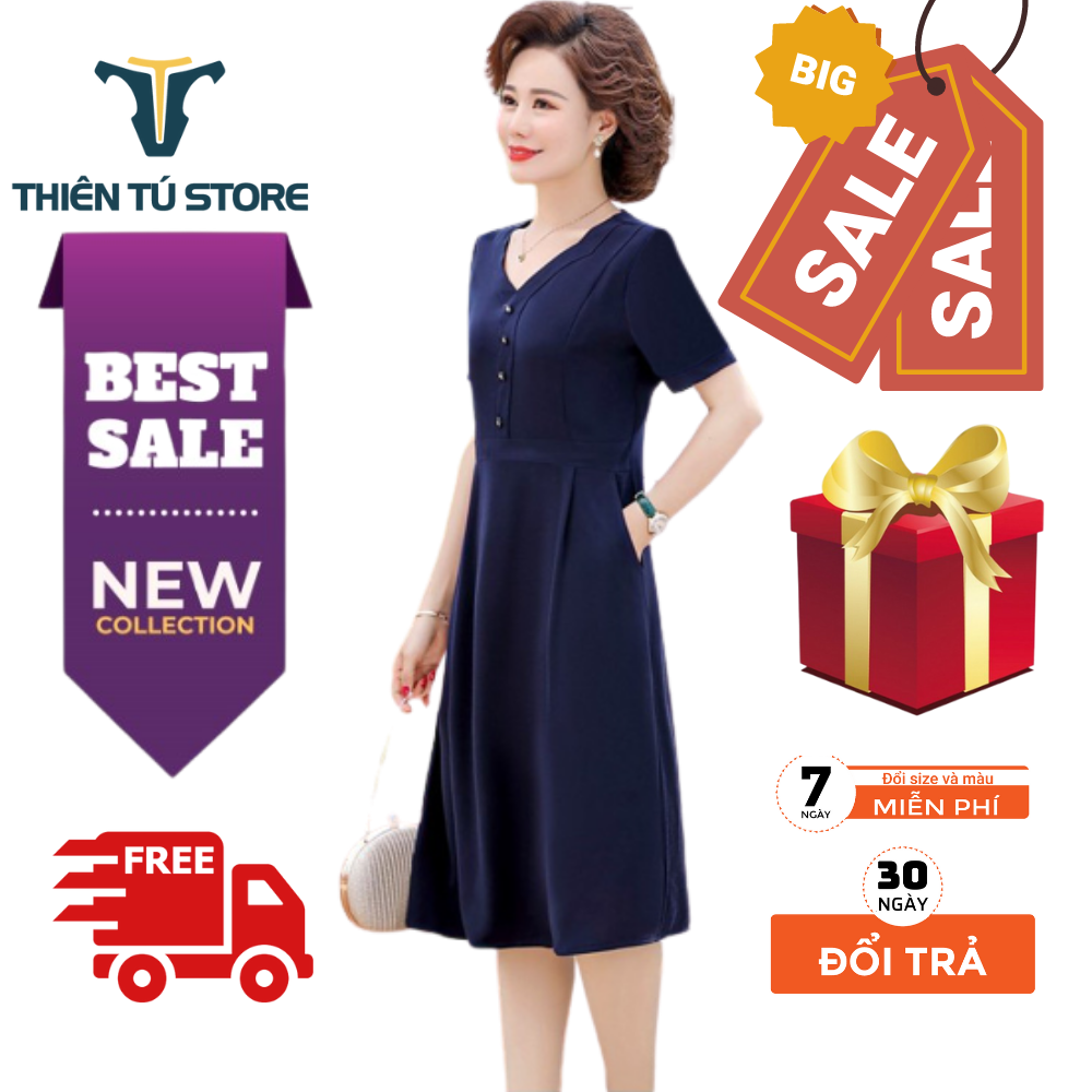 Đầm trung niên , đầm suông , đầm dự tiệc Big Size chất lụa voan mịn, ngắn tay dài phủ gối , kiểu dáng suông có dây rút định hình eo sang trọng, chất liệu mát mẻ ,phù hợp đi tiệc đi du lịch đi chơi đều rất sang trọng Lz01675