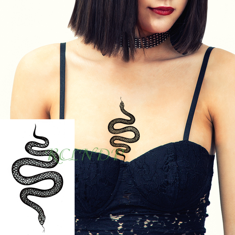 Waterproof%20Temporary%20Tattoo%20Sticker%20creative%20black%20snake%20Flash%20Tatto%20Fake%20Tatoo%20For%20Women%20Men%20-%20Image%204