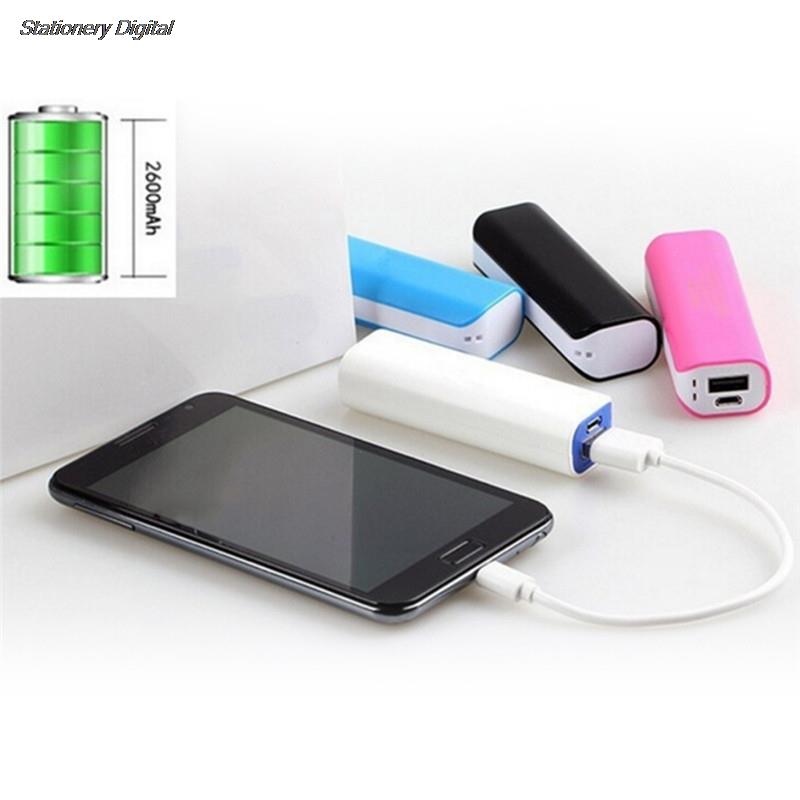 (No Battery) DIY Mobile Power Bank 18650 Box Phone Charger Case Powerbank Dual USB Poverbank Led Pover Power Bank. 