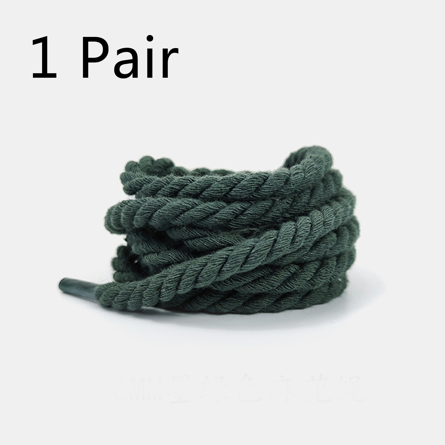 2 Pair/set Thick Cotton Line Weaving Twisted Rope Bold Shoelaces Women Men  Sneakers Low-top Canvas Shoe Laces Strings - AliExpress