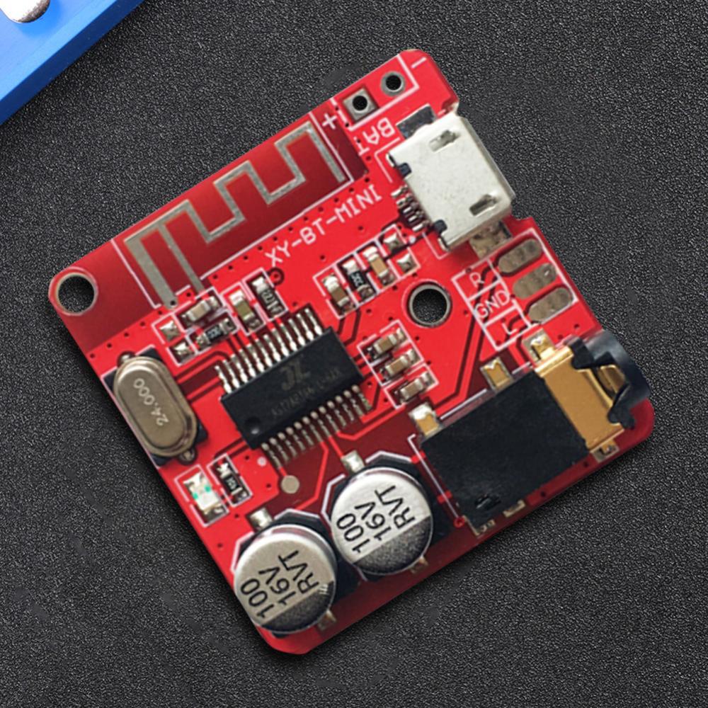 Bluetooth-compatible 5.0 MP3 Lossless Decoder Board DC 3.7-5V Car Stereo Music Amplifier Module Support MICRO USB Dual Channel for DIY