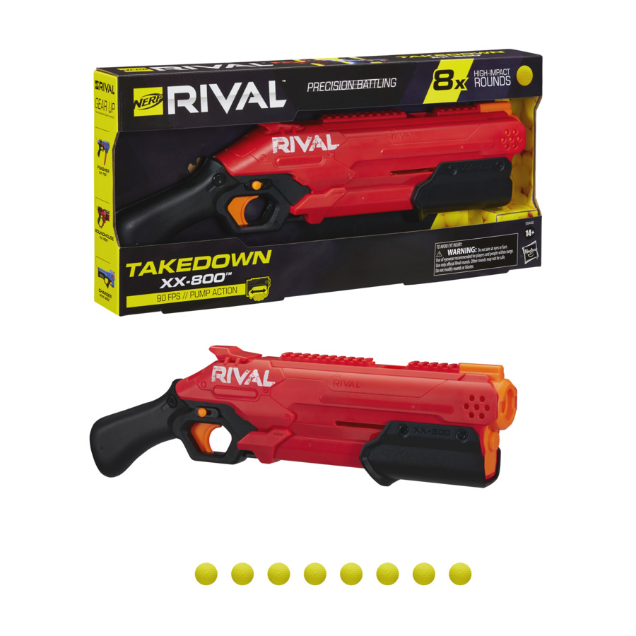 red nerf rival balls