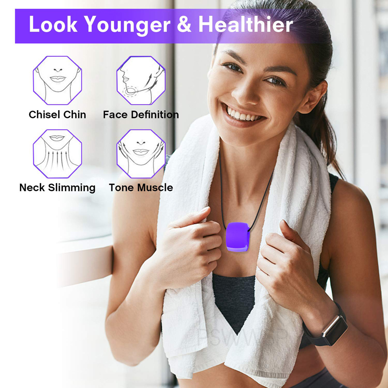 Jaw Exerciser Fitness Face Masseter Double Chin Remover Silica Gel Face Fitness Ball Facial Muscles Trainer Jawline. 