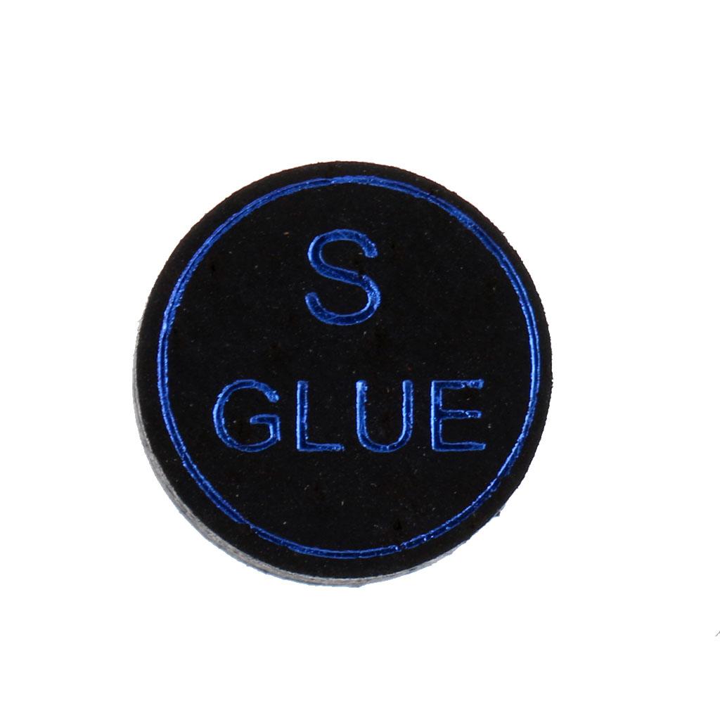 Perfeclan High Quality Pigskin Leather Billiard Pool Cue Tips Black 11