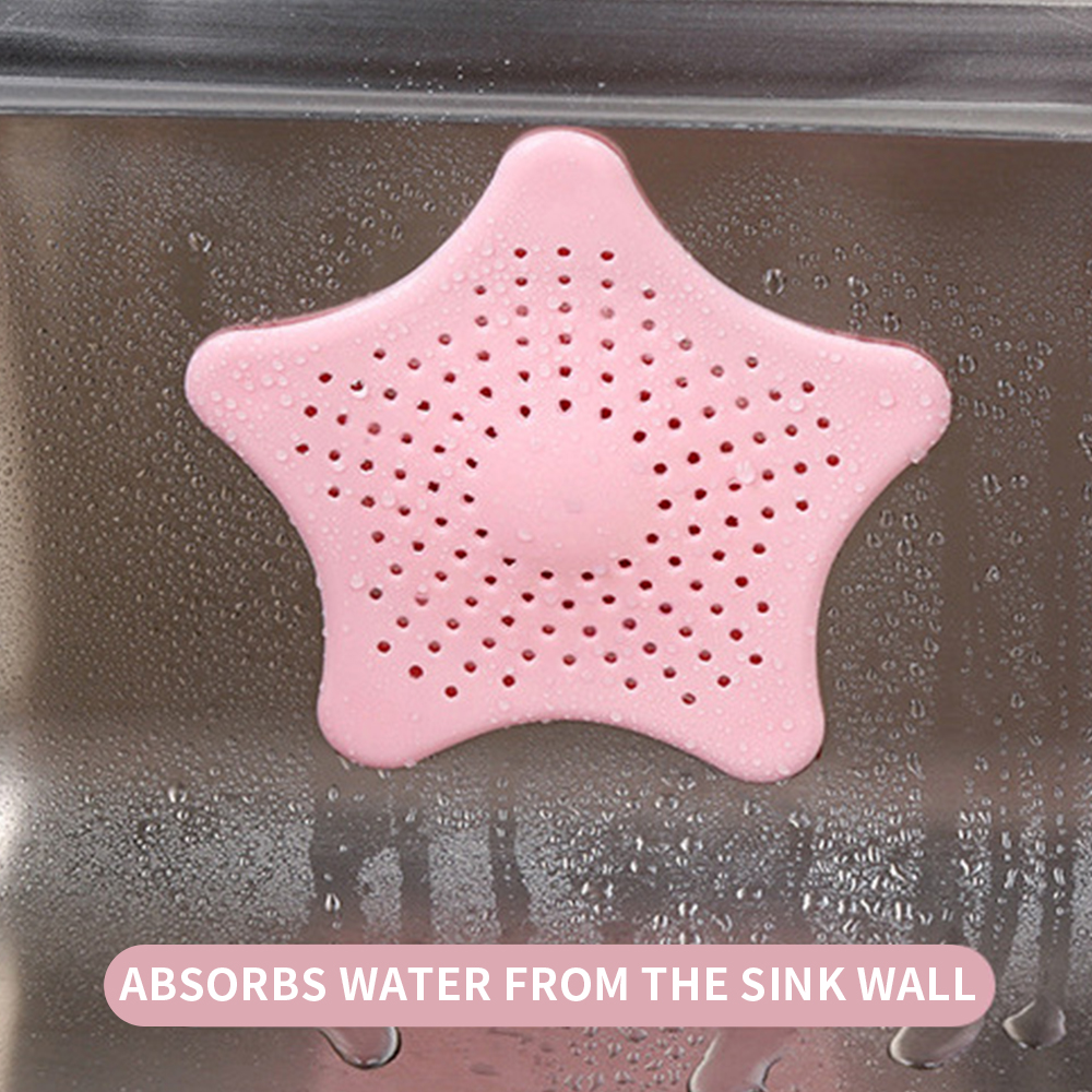 Creative Kitchen Sink Anti-Clogging Floor Drain Sewer Filter Flower-Shaped Silicone Floor Drain