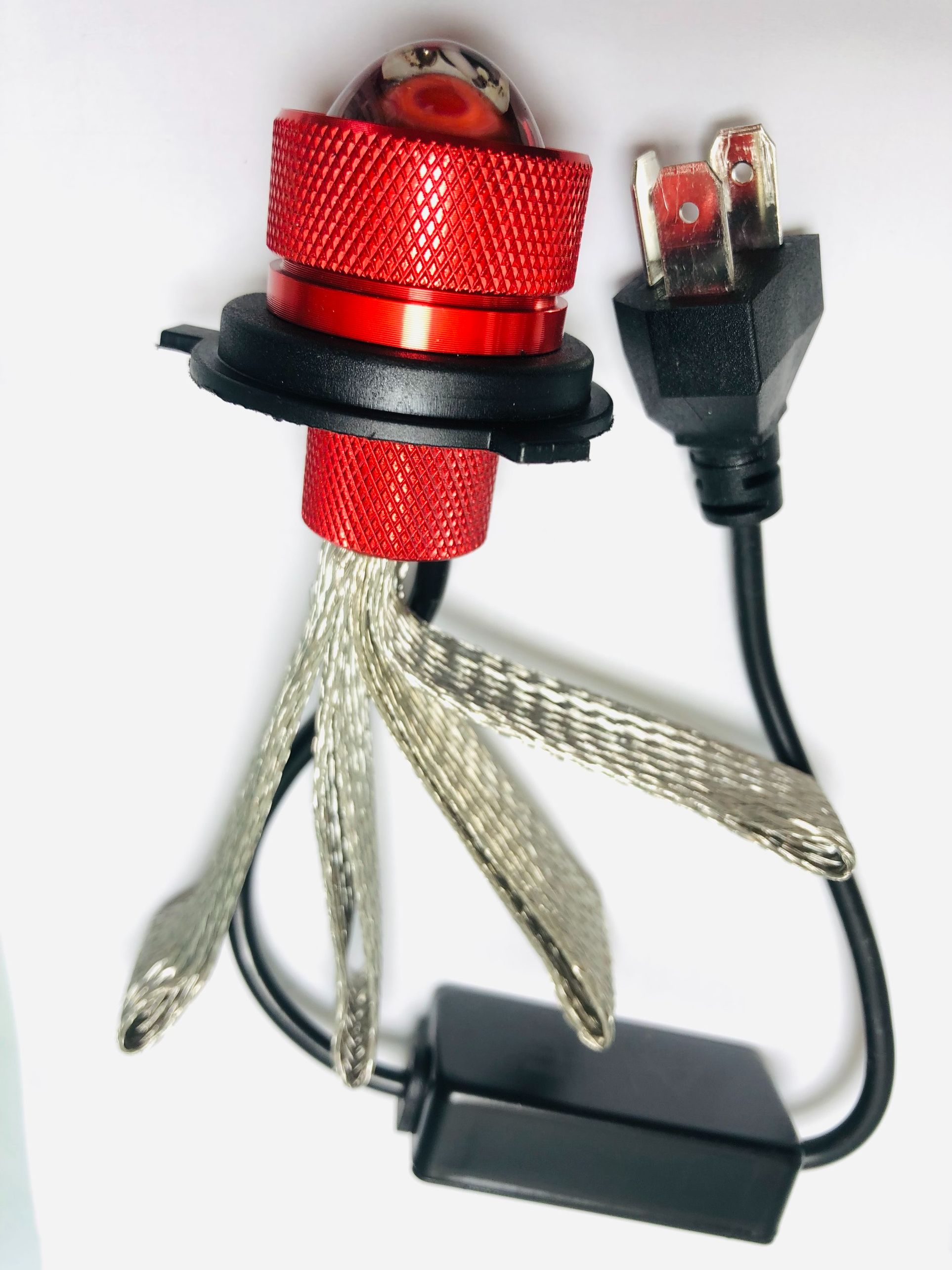 Đèn Pha Led Bi Cầu Mini Mẫu Ruby 2 Chế Độ Cos Vàng Pha Trắng