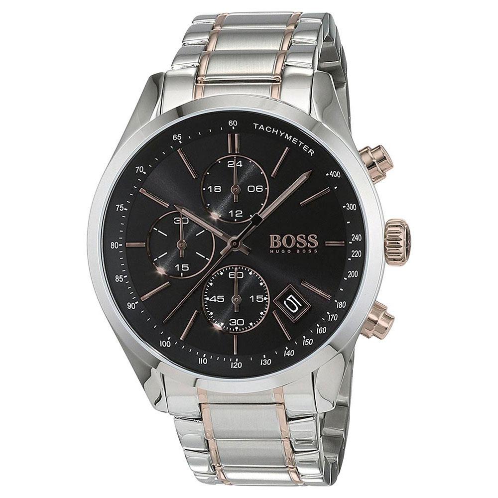 hugo boss grand prix watch rose gold