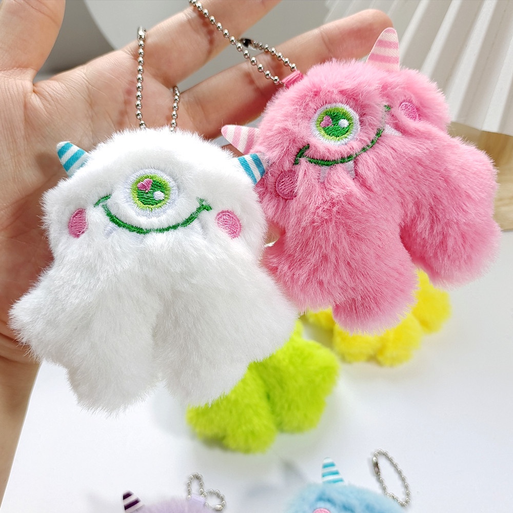 Móc khoá quái vật nhồi bông cute
