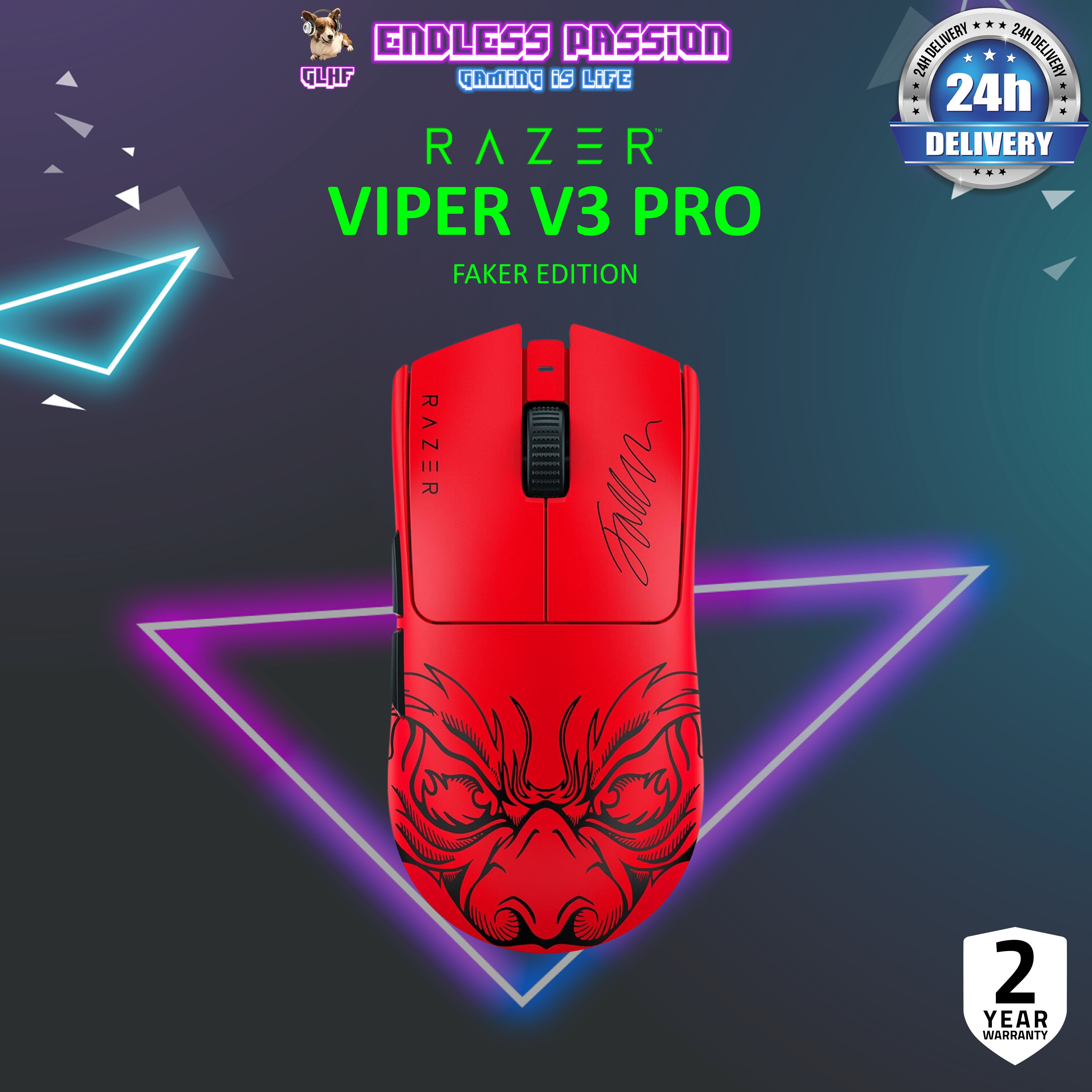 Razer Viper V3 Pro Ultra-light Wireless Gaming Mouse - Faker