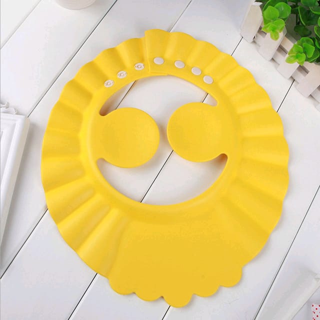 Baby Shower Cap Adjustable Hair Wash Hat for kids Infant Ear Protection Safe Children Kids Shampoo Shield Bath Head Cover. 