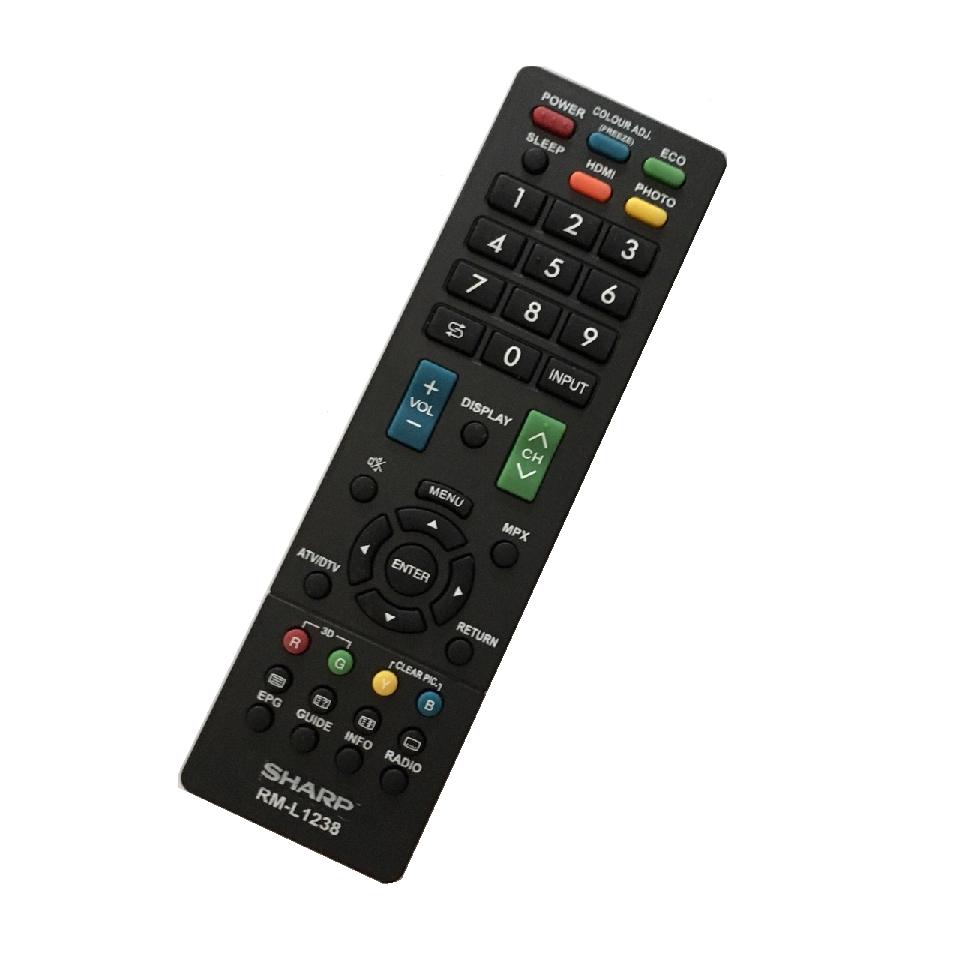 [HCM]Điều Khiển Ti Vi SHARP ( RM-L1238 )