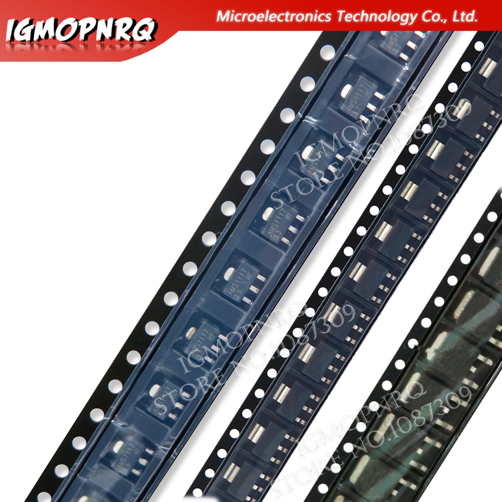 10pcs ams1117 ams1117-3.3v ams1117-adj ams1117-1.8v ams1117-1.2v ams1117-5.0v ams1117-2.5v ams1117-3.3 ams1117-5.0 new integrated circuit