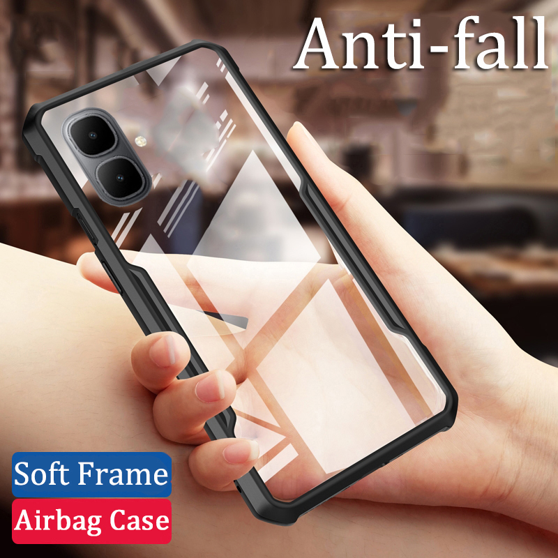 Phone%20case%20infinix%20Smart%2010Plus%20Transparent%20Clear%20Air%20Protector%20Soft%20Frame%20Hard%20Shockproof%20Armor%20Back%20Cover%20infinix%20Smart%2010+%20Case%20-%20Image%2010