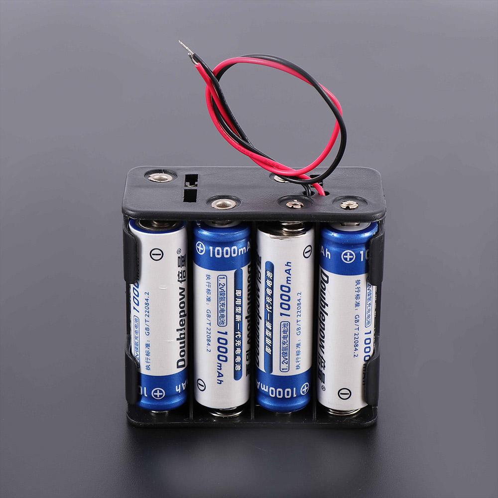 Safety Double Layer Storage Box 12 Volt 12V 8 AA Batteries Rechargeable ...