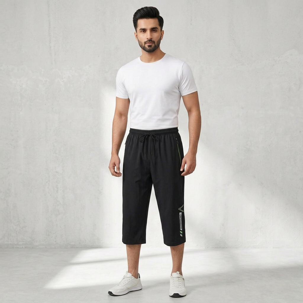 WaistLine Sports Capri 3/4 Shorts for Men New Style 2026