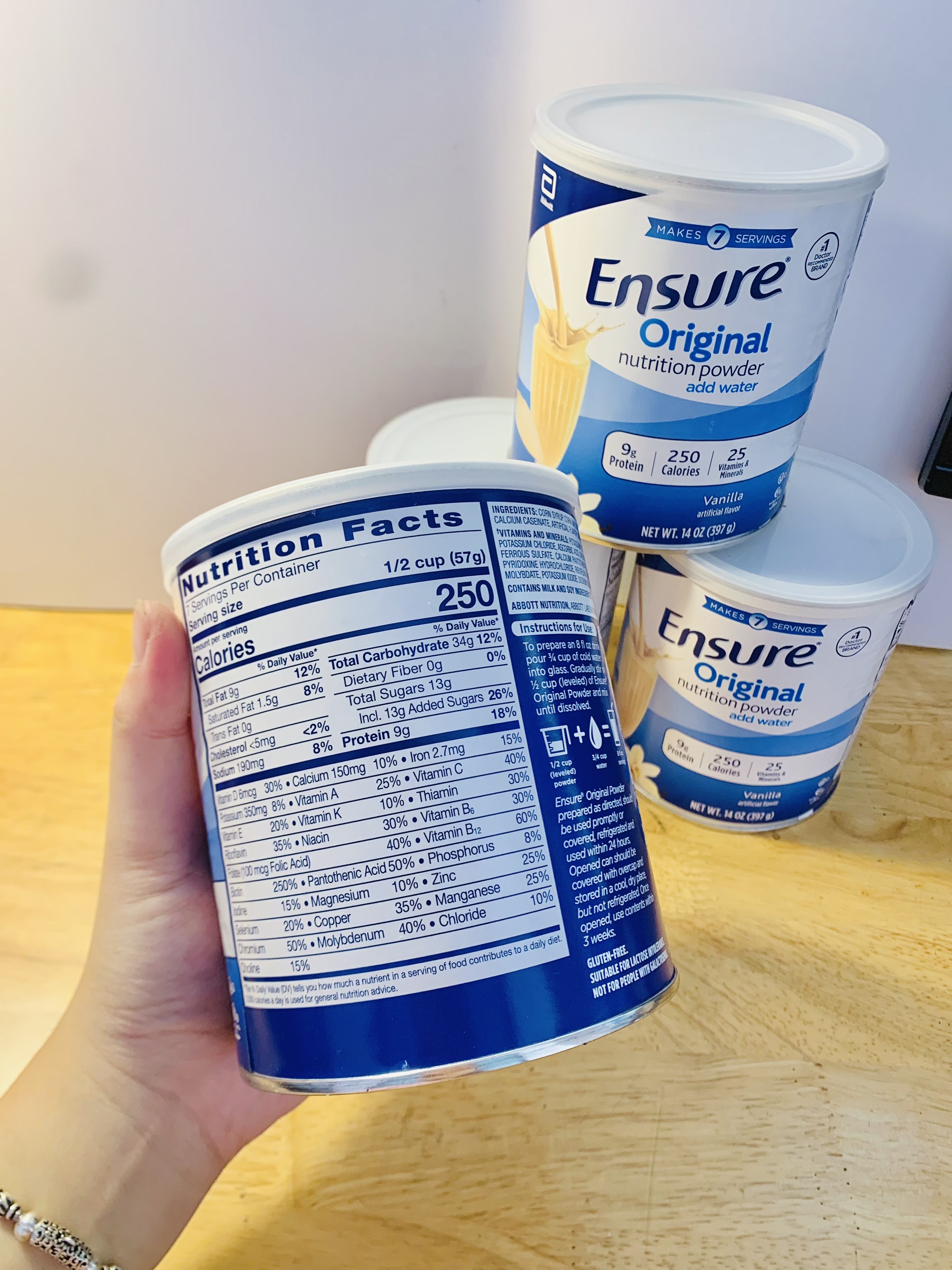 Combo 6 lon sữa Ensure Mỹ 397gr [DATE 2023]