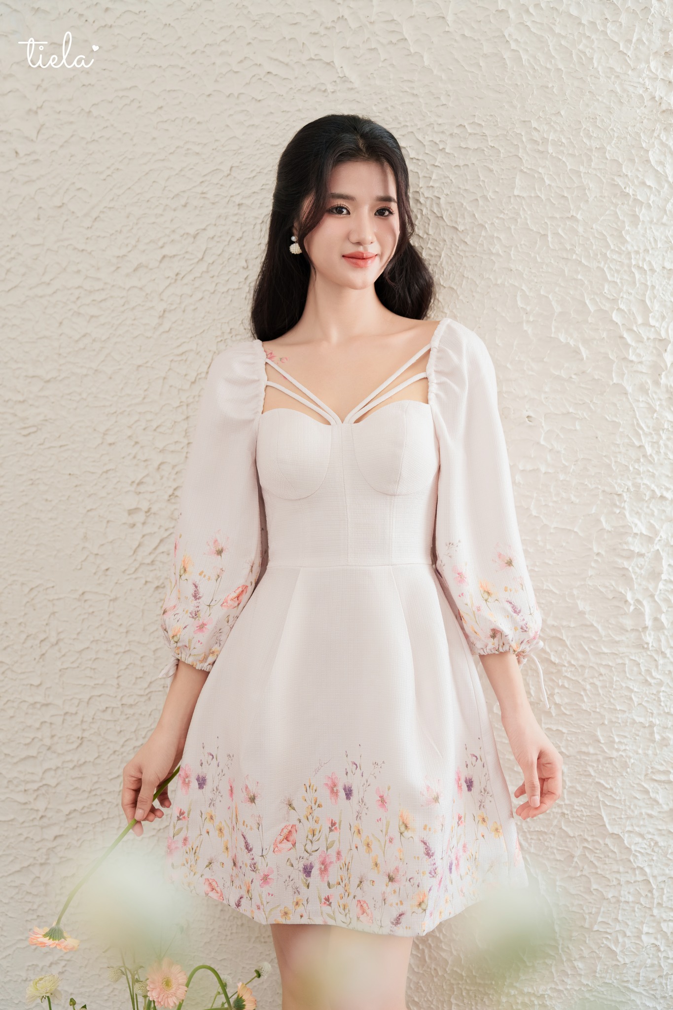 TIELA Dầm váy hoa-Lilla Dress
