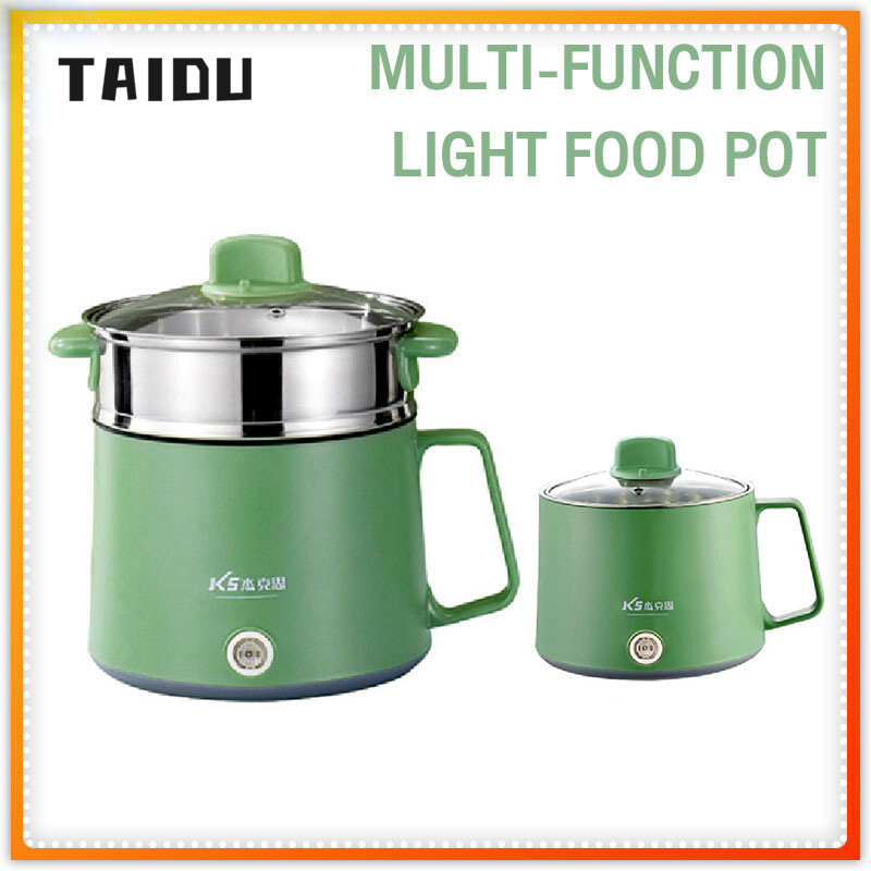 TAIDU multi-function electric cooker Multi-function rice cooker student dormitory electric hot pot mini electric pan mini electric rice cooker mini multi-function electric hot pot