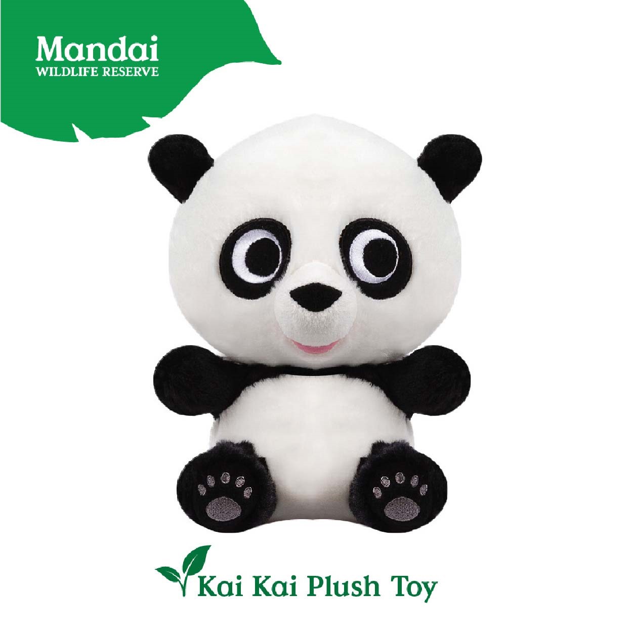 Le Le Kai Kai Jia Jia Panda Family Plush Toy Stuffed Panda Realistic