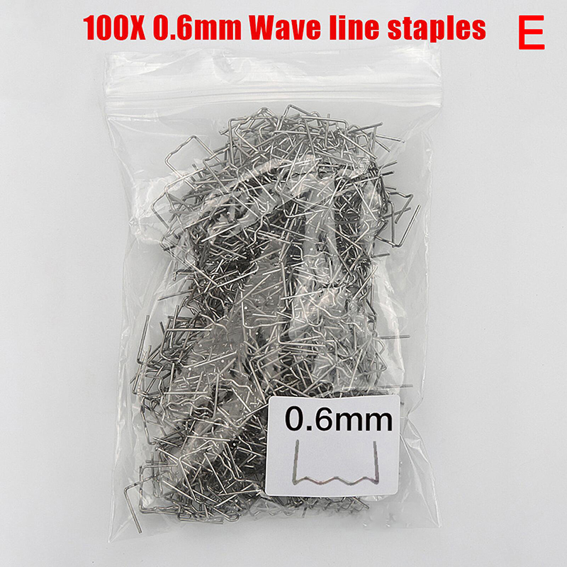 QVW 100 chiếc đinh Hàn Sửa chữa bằng nhựa ô tô Dụng cụ dập sóng cắt trước tiêu chuẩn