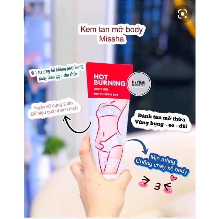 KEM TAN MỠ BỤNG MISSHA HOT