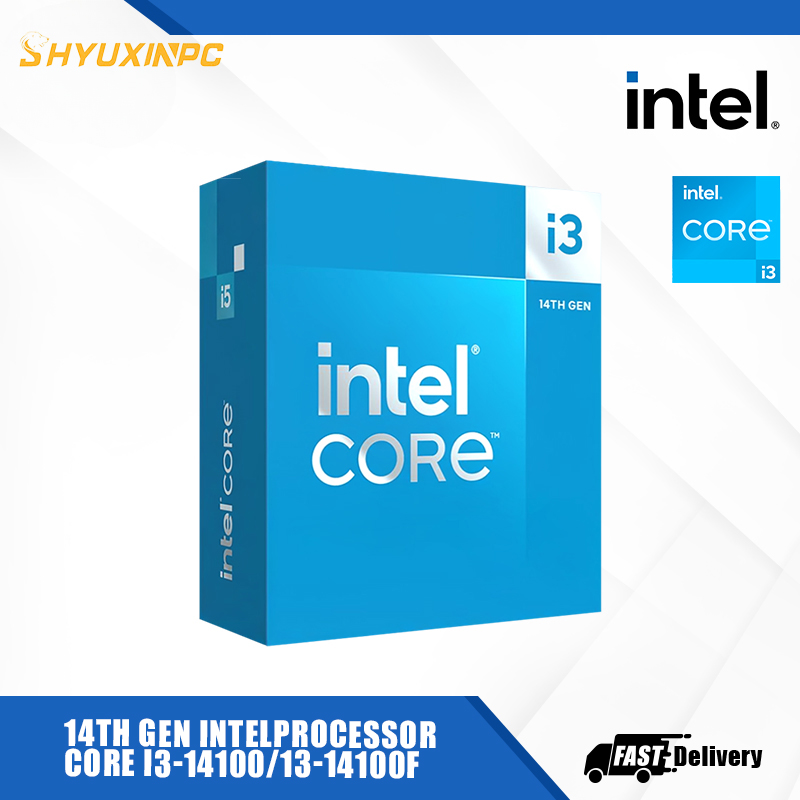 CPU Intel CPU Core i3-14100f Intel Core i3-14100F Desktop Processor 4 Cores (P-cores) Up to 4.7
