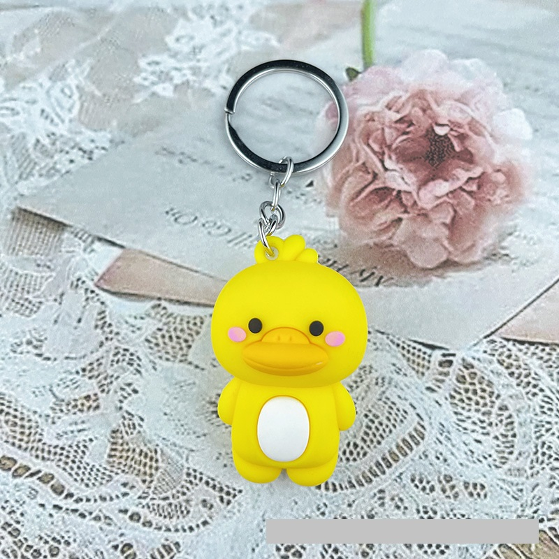 Móc khóa bò thỏ gấu cute