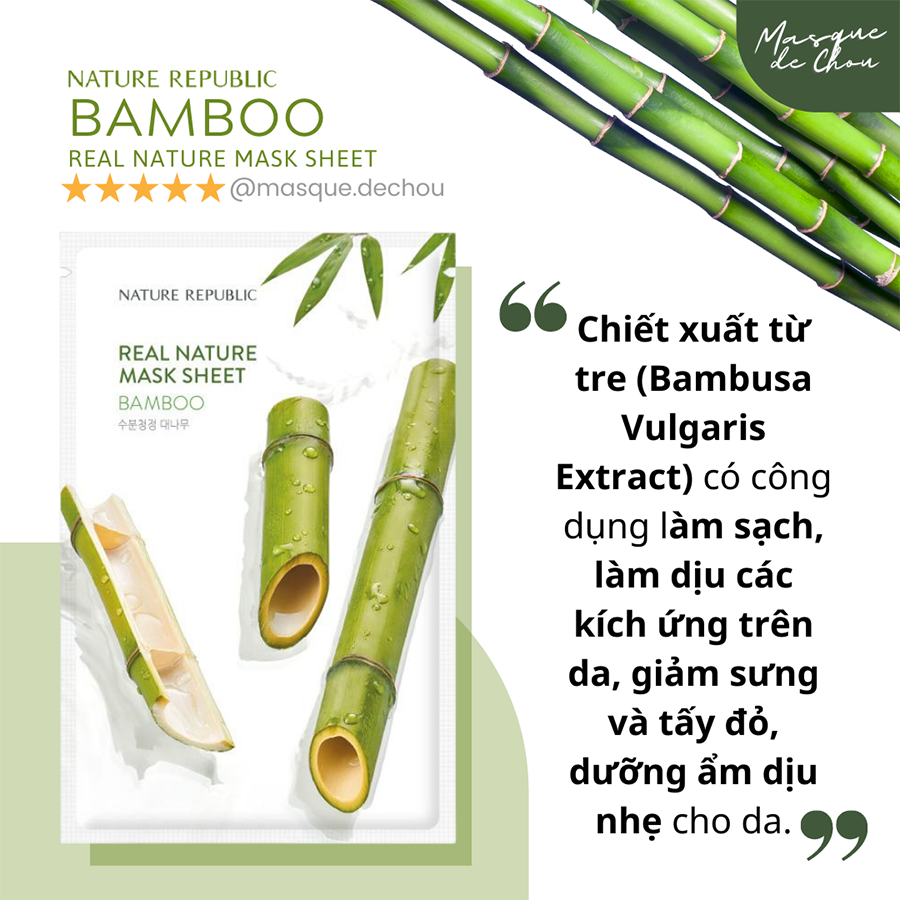 Nature Republic Mặt nạ giấy Real Nature 23ml