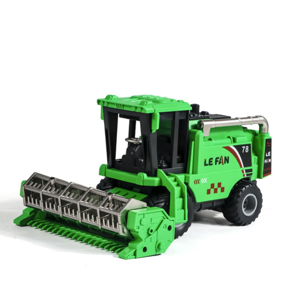 Toy Rice Harvester Vehicle Toys Harvester Simulation Farm Harvester Toy Tractor Toy Crane ...