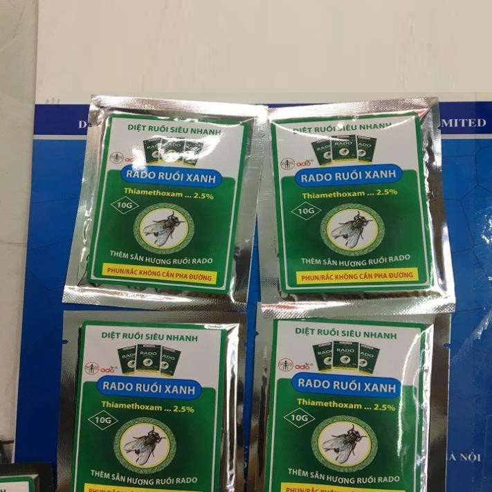 1 gói thuốc diệt ruồi rado 10gr - diệt ruồi hiệu quả cao nhất