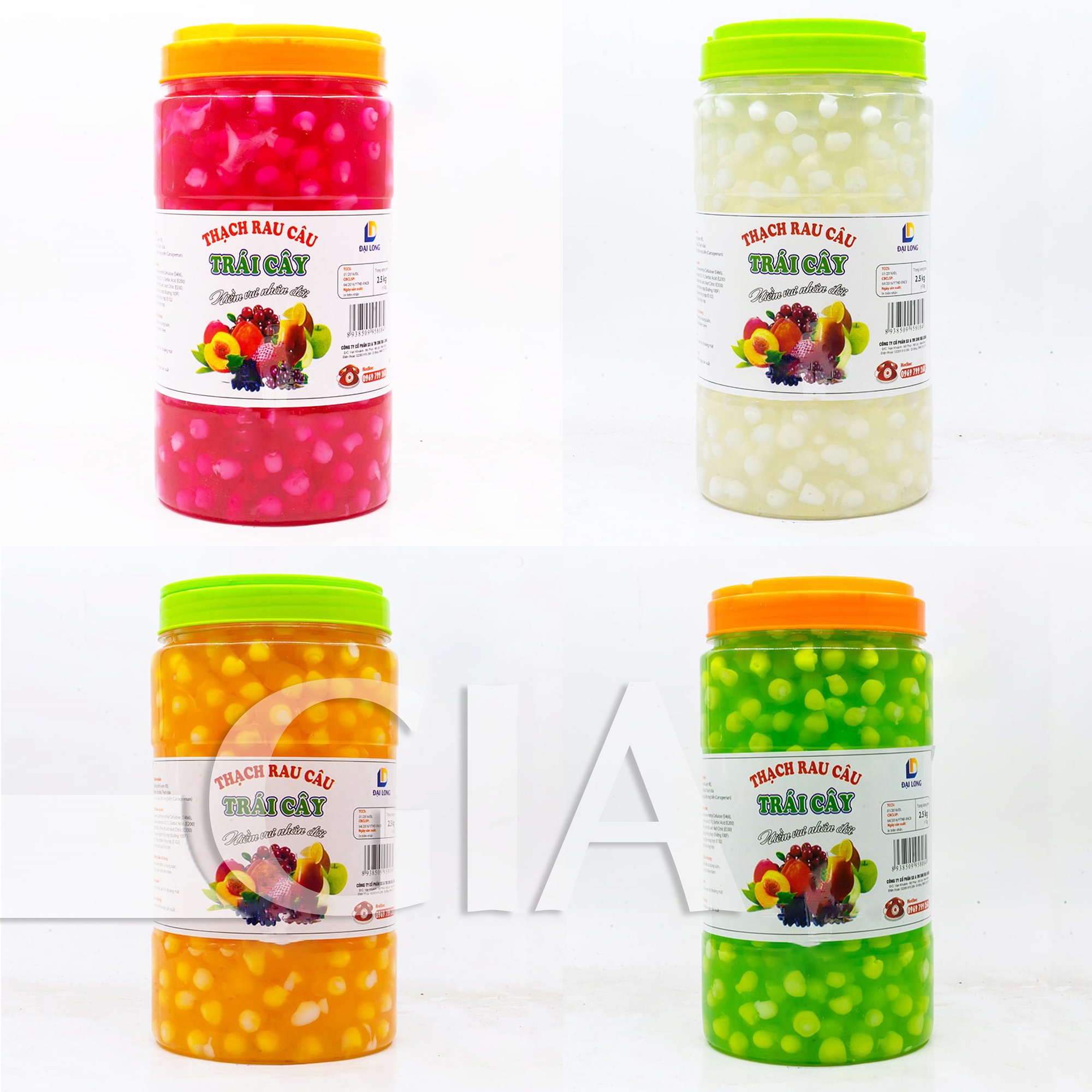Thạch rau câu 3D Đại Long hộp 2.5kg